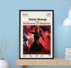 Dr Strange In The Multiverse Of Madness Poster, Retro Movie Poster, Minimalist Art, Vintage Poster, Modern Art, Wall Decor, Wall Art 1717457374