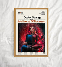 Dr Strange In The Multiverse Of Madness Poster, Sam Raimi, Midcentury Art, Minimalist Art, Movie Poster, Vintage Poster, Wall Art 1731649261