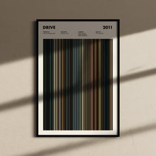 Drive Movie Barcode Print, Drive Print, Drive Poster, Drive Wall Art, Drive Art Print, Drive Frames, Movie Buff Gifts, Film Students 1627653472