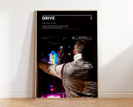Drive Poster  Art Print  Movie Posters  Gift for Movie lovers 1392679400