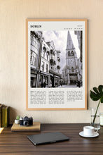 Dublin Ireland Print Wall Art Poster  Dublin Ireland Black White Poster  Poster  Art Gift 1670259818 5417