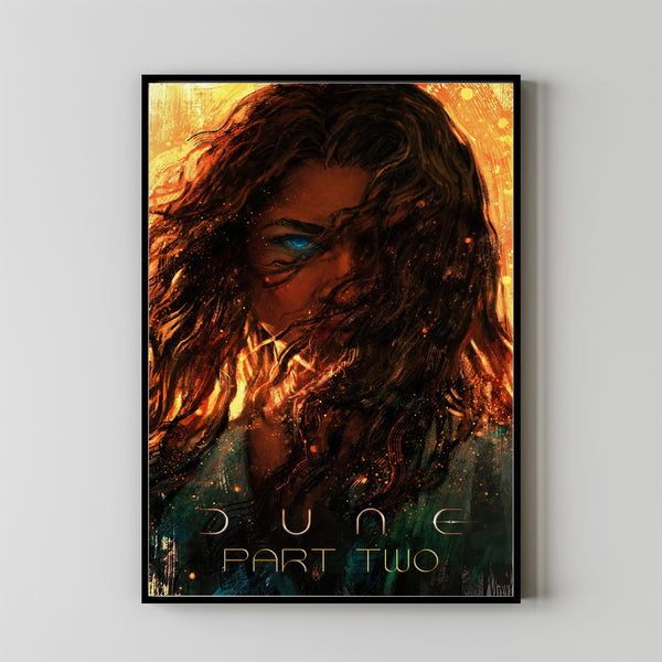 Dune (2024) Movie Poster Print - Minimalist Wall Art for Movie Lovers