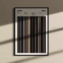 Dune 2021 Movie Barcode Print, Dune Print, Dune Poster, Dune Wall Art, Dune Art Print, Dune Frames Print, Movie Buff Gifts, Movie Posters 1631623801