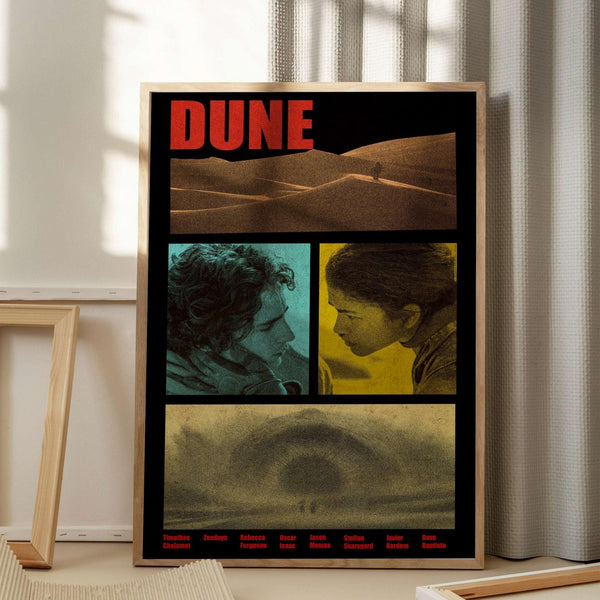 Dune Movie Poster  Timothee Chalamet  Zendaya  Poster For Gift  Room Decor   Vintage Wall Art  Retro Art Print 1725714274
