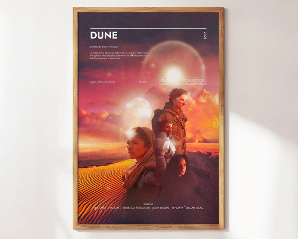 Dune  Poster  Art Print  Movie Posters  Gift for Movie lovers 1481956703