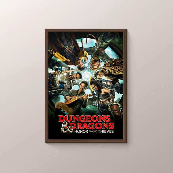 Dungeons & Dragons Honor Among Thieves Movie Poster Classic film-Poster Gift- Room Decor Wall Art 1525089038