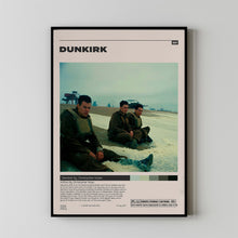 Dunkirk Poster, Christopher Nolan, Minimalist Movie Poster, Vintage Retro Art Print
