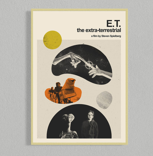 E.T. the Extra-Terrestrial Mid Century Movie Poster  Film Posters  Minimalist Movie Poster    Wall Art Poster 1088464912