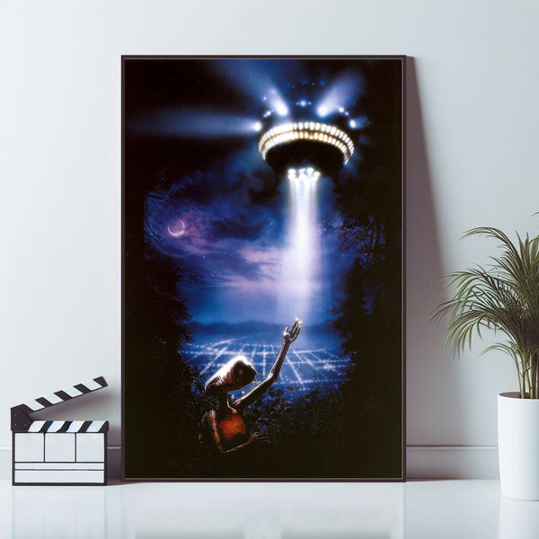 E.T. the Extra-Terrestrial, Movie Poster, Wall Art Prints, Art Poster, Canvas Material Gift, Keepsake, Home Decor, Live Room Wall Art 1577584070