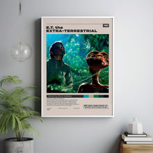 E.T. the Extra-Terrestrial, Steven Spielberg, Minimalist Movie Poster, Vintage Retro Art Print, Film Poster