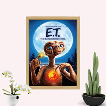 E.T Retro Movie Poster Print, Canvas Wall Art, Room Decor, Movie Art, Gifts for HimHer, Wall Art Print, Art Poster For Gift, Movie Print 1556357548