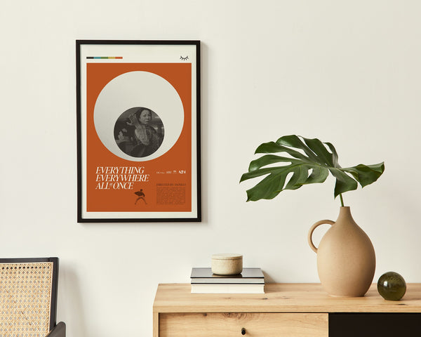 EVERYTHING EVERYWHERE ALL at Once Inspired Poster, Michelle Yeoh, Art Print - Mid-Century Modern, Poster 1452684995