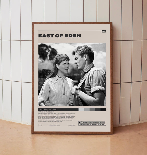East of Eden Poster,Elia Kazan, Minimalist Movie Poster