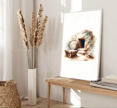 Easter Jesus Resurrection Poster Baptized Holy Bible He Is Risen Print Home Decor Frame Canvas Christian Wall Art Decor Bible 1638772150