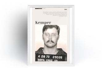 Edmund Kemper Poster Wall Art Serial Killer Big Ed Co-ed Killer Butcher Ogre Aptos The Mad Titan  Poster  Art Gift 1550284042
