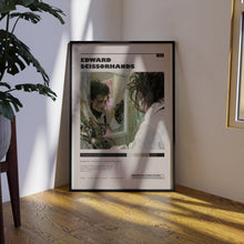 Edward Scissorhands Poster, Tim Burton Wall Art, Minimalist Wall Decor, Old Film Print, Gift for Movie Lovers 1748342053