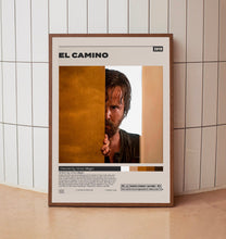 El Camino Poster,Vince Gilligan, Minimalist Movie Poster