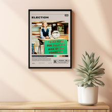 Election Poster, Alexander Payne, Minimalist Movie Poster, Vintage Retro Art