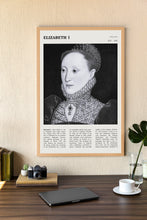 Elizabeth I Wall Art Elizabeth 1 Poster Poster Elizabeth 1  Black White Poster  Poster  Art Gift 1696738049