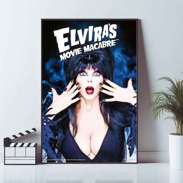 Elvira's Macabre Tim Burton Movie Poster, Wall Art Prints, Canvas Material Gift, High quality Canvas print, Home Decor, Keepsake 1684663014