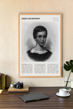 Emily Dickinson Wall Art Poster Poster  Emily Dickinson Poet Black White Poster  Poster  Art Gift 1687919602