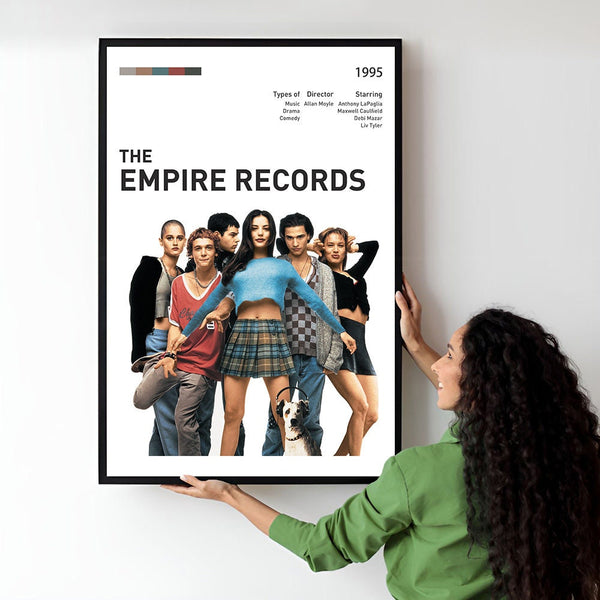 Empire Records Movie Poster  Minimalist  Midcentury Poster  Wall Art Print  Retro Movie Poster 1733050252