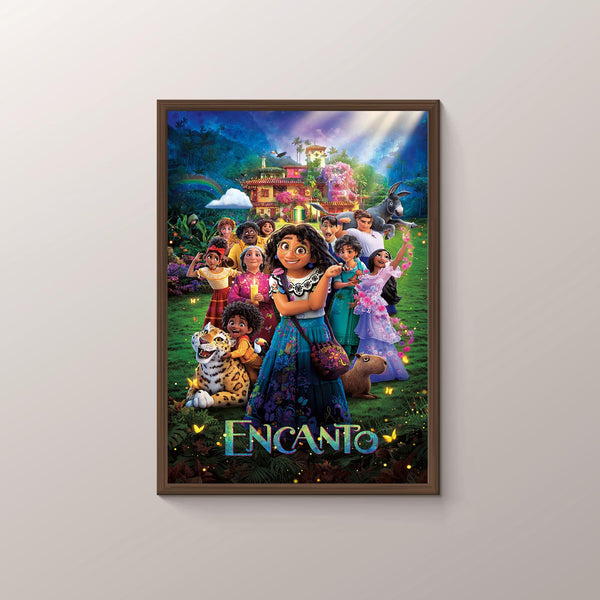 Encanto  Movie Poster Movie Poster- Room Decor Wall Art - Canvas Fabric Print - Poster Gift 1516148452
