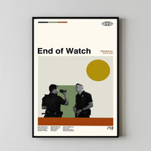 End of Watch Poster, End of Watch Print, David Ayer, Minimalist Poster, Minimalist Wall Art, Home Decor, Custom Poster, Wall Art Print