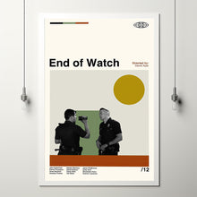 End of Watch Poster, End of Watch Print, David Ayer, Minimalist Poster, Minimalist Wall Art, Home Decor, Custom Poster, Wall Art Print