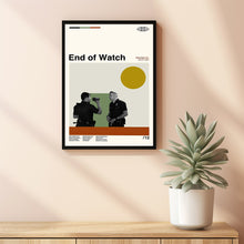 End of Watch Poster, End of Watch Print, David Ayer, Minimalist Poster, Minimalist Wall Art, Home Decor, Custom Poster, Wall Art Print
