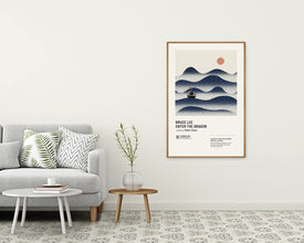 Enter The Dragon Poster, Minimalist Poster, Enter The Dragon Print, Bruce Lee, Bruce Lee Print, The Way of the Dragon, Fist of Fury, Kung Fu 1151295669