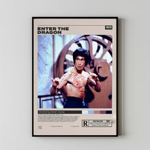 Enter the Dragon Poster, Robert Clouse, Minimalist Movie Poster