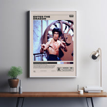 Enter the Dragon Poster, Robert Clouse, Minimalist Movie Poster
