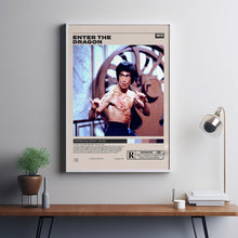 Enter the Dragon Poster, Robert Clouse, Minimalist Movie Poster