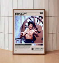 Enter the Dragon Poster, Robert Clouse, Minimalist Movie Poster