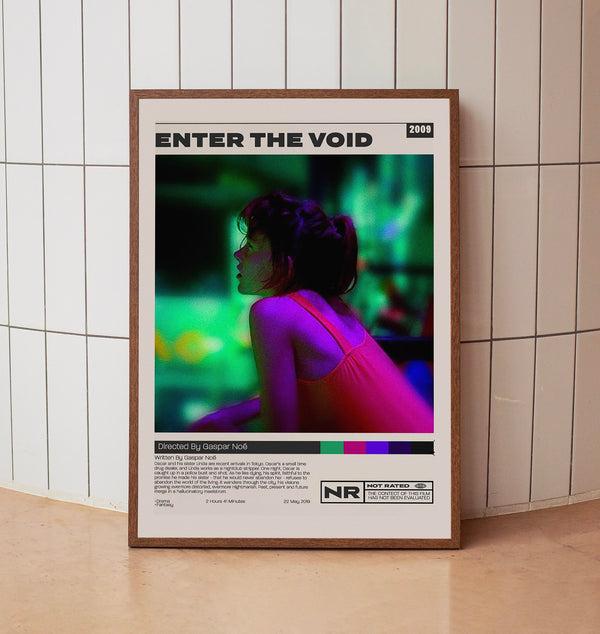 Enter the Void Poster, Gaspar Noé, Minimalist Movie Poster