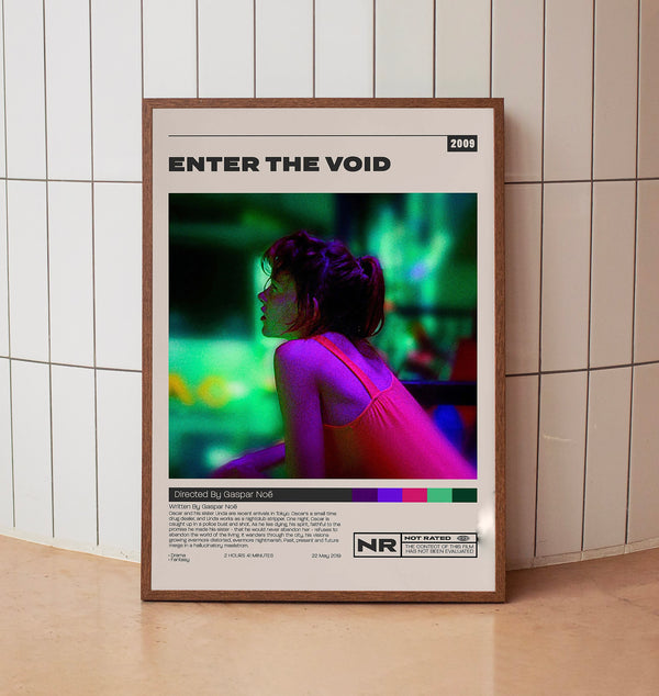 Enter the Void Poster, Gaspar Noé, Minimalist Movie Poster