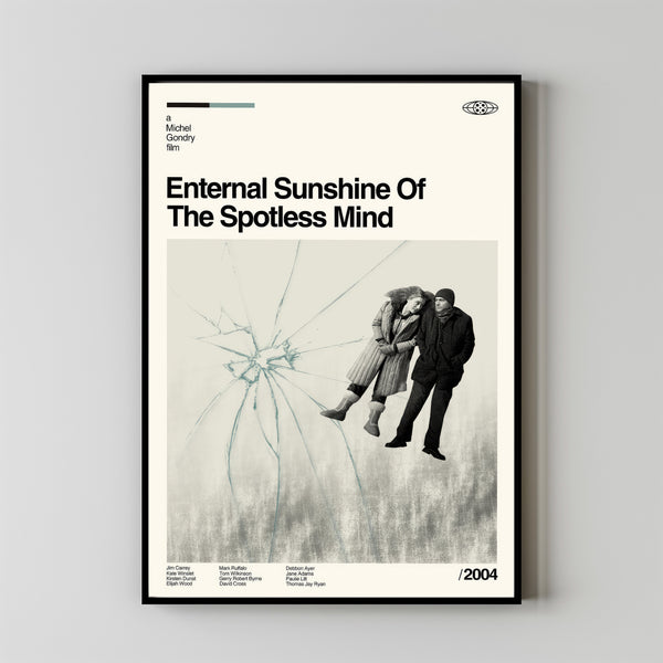 Enternal Sunshine Of The Spotless Mind Movie, Enternal Sunshine Poster, Retro Movie Poster, Custom Poster, Illustration Art, Modern Vintage