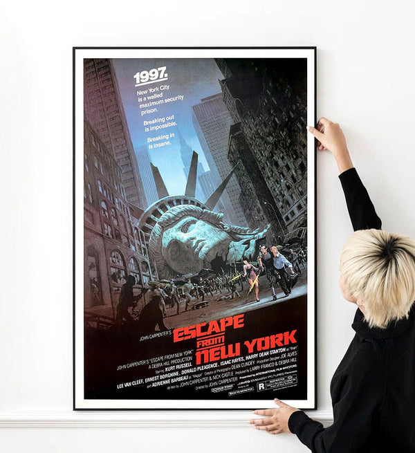 Escape From New York Movie Poster 2023 High Quality Print Photo Wall Art Canvas Cloth Multi size 1498079705