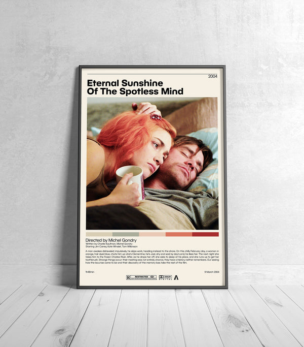 Eternal Sunshine Of The Spotless Mind Poster  Michel Gondry, Minimalist Movie Poster, Vintage Retro Art Print, Custom Poster, Wall Art 1021525011
