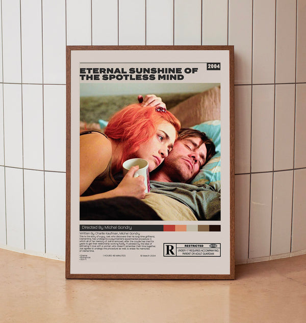 Eternal Sunshine of the Spotless Mind,Michel Gondry, Minimalist Movie Poster