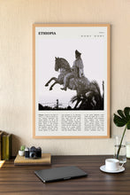 Ethiopia Wall Art Poster Poster  Federal Democratic Republic of Ethiopia Black White Poster  Poster  Art Gift 1684333484