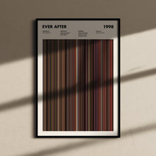 Ever After Movie Barcode Print, Ever After Print, Ever After Poster, Ever After Wall Art, Ever After Frames Print, Movie Buff Gift 1617467524