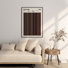 Ever After Movie Barcode Print, Ever After Print, Ever After Poster, Ever After Wall Art, Ever After Frames Print, Movie Buff Gift 1617467524