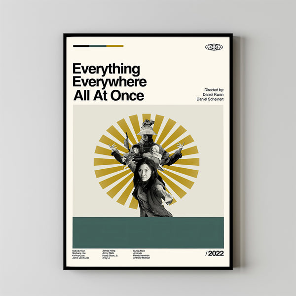 Everything Everywhere All At Once Movie, Everything Poster, Everywhere Film, Poster Print Wall Art, Illustration Art, Modern Vintage