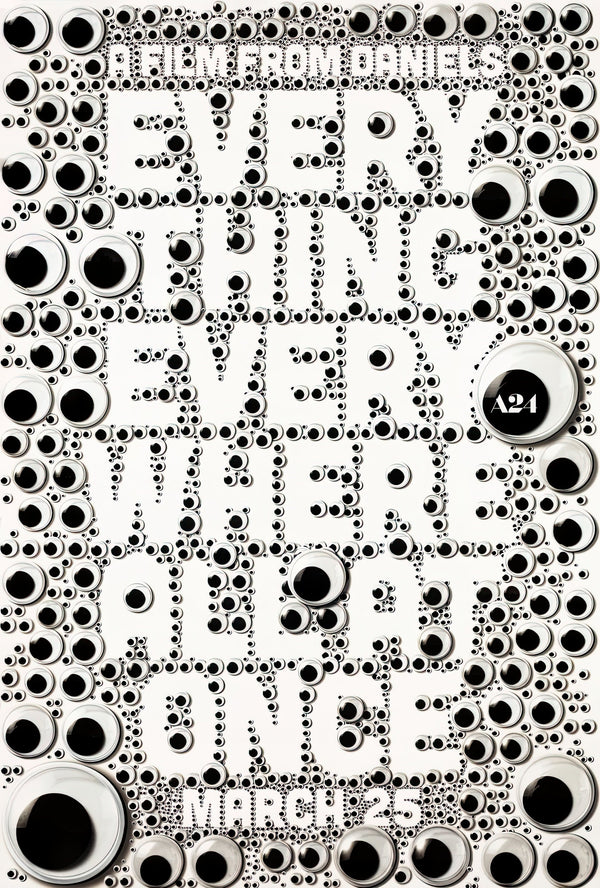 Everything Everywhere All at Once Googly Eyes Alternative Film Movie Print Wall Art Poster 1578908775