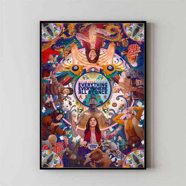 Everything Everywhere All at Once Movie Poster Art Print Movie Posters Gift for Movie lovers 2