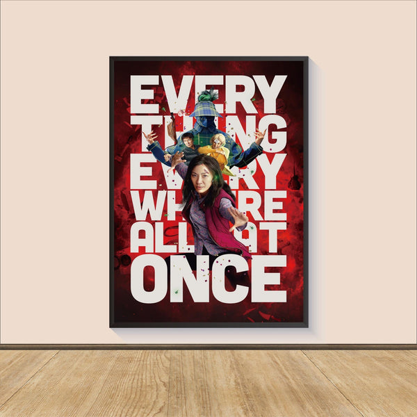 Everything Everywhere All at Once Movie Poster Print, Canvas Wall Art, Room Decor, Movie Art, Gifts for HimHer 8x12“ 1557337226