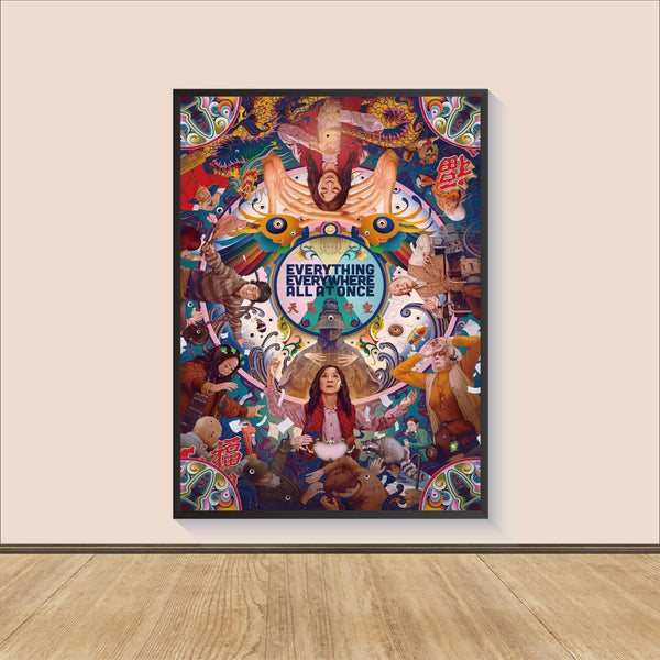 Everything Everywhere All at Once Movie Poster Print, Canvas Wall Art, Room Decor, Personalized gift, Gifts for HimHer, Wall Art Print 1553625930