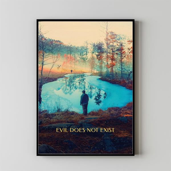 Evil Does Not Exist Movie Poster Print, Canvas Wall Art, Room Decor, Movie Art, Gifts for HimHer, Wall Art Print, Vintage Film Art 1